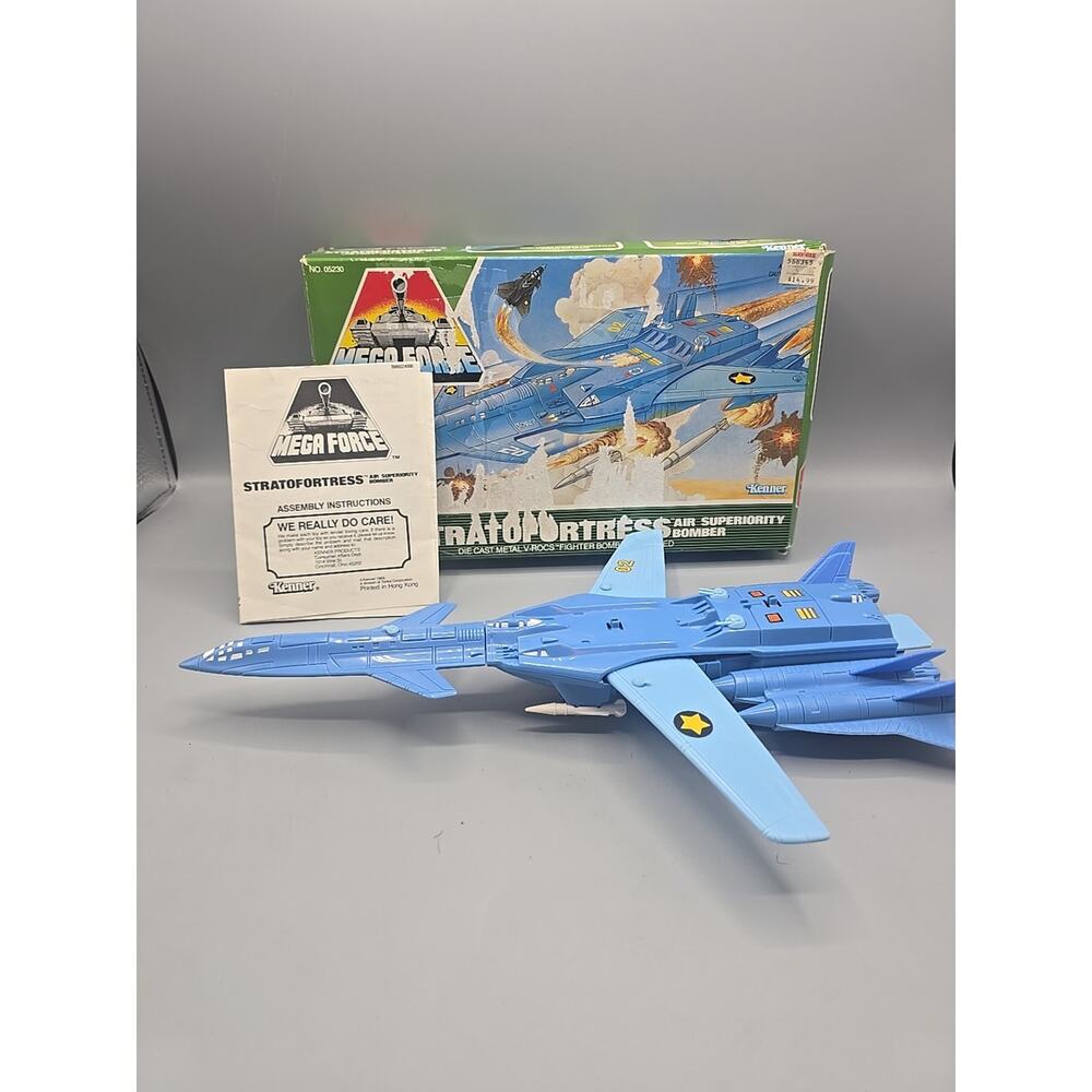 Vintage 1989 Kenner Mega Force Stratofortress Air Superiority Bomber Box Manual